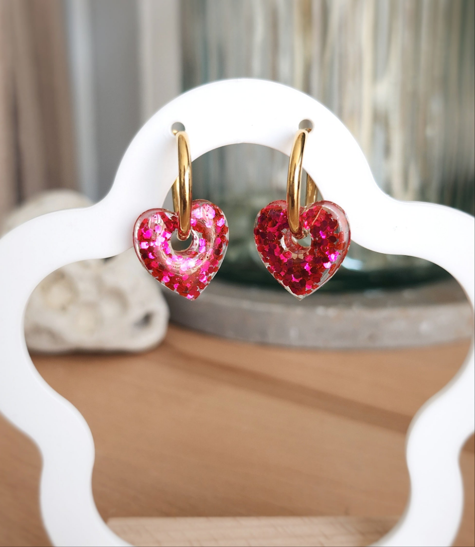 Créoles jelly Heart