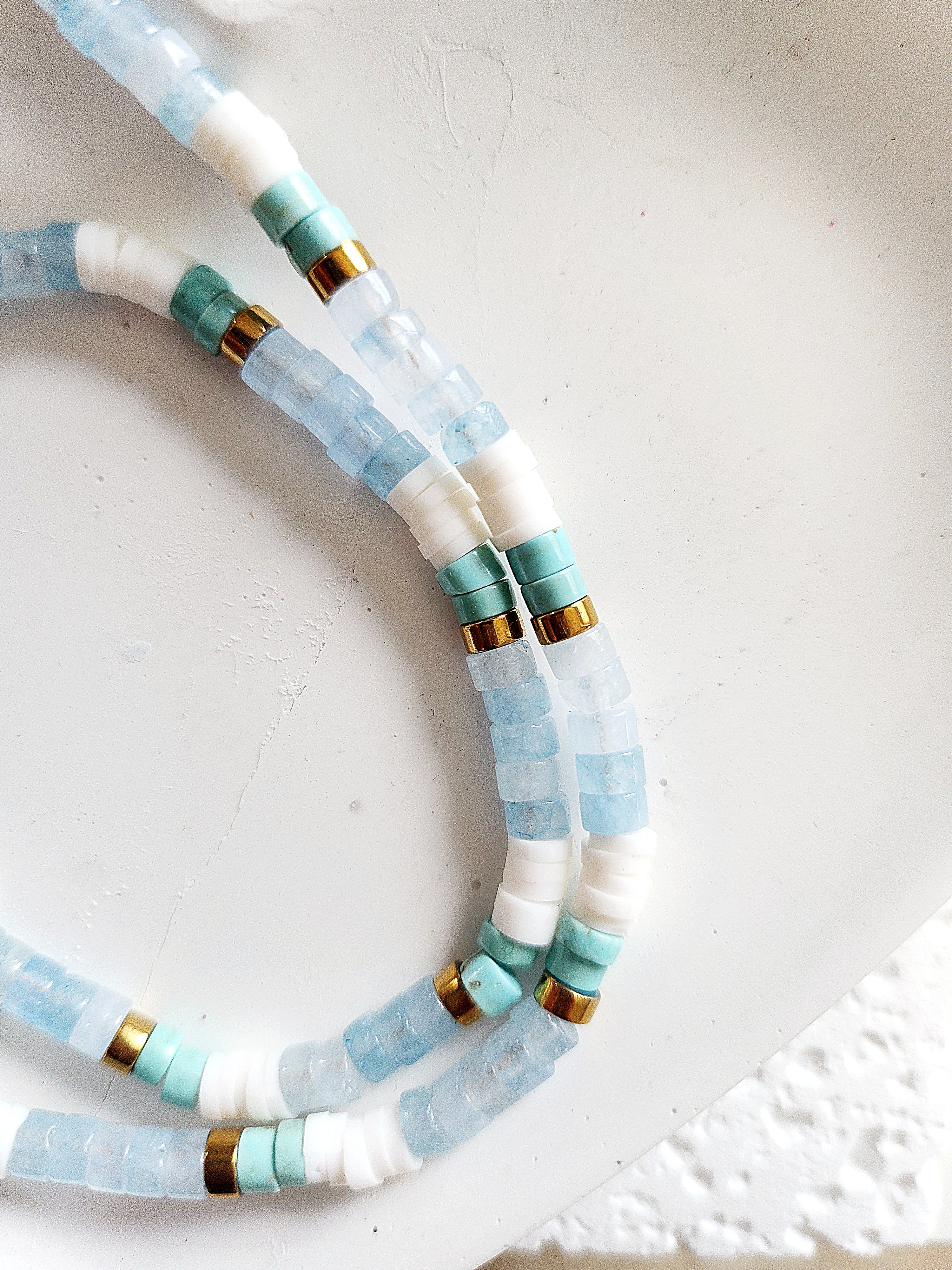 Collier à composer – perles heishi