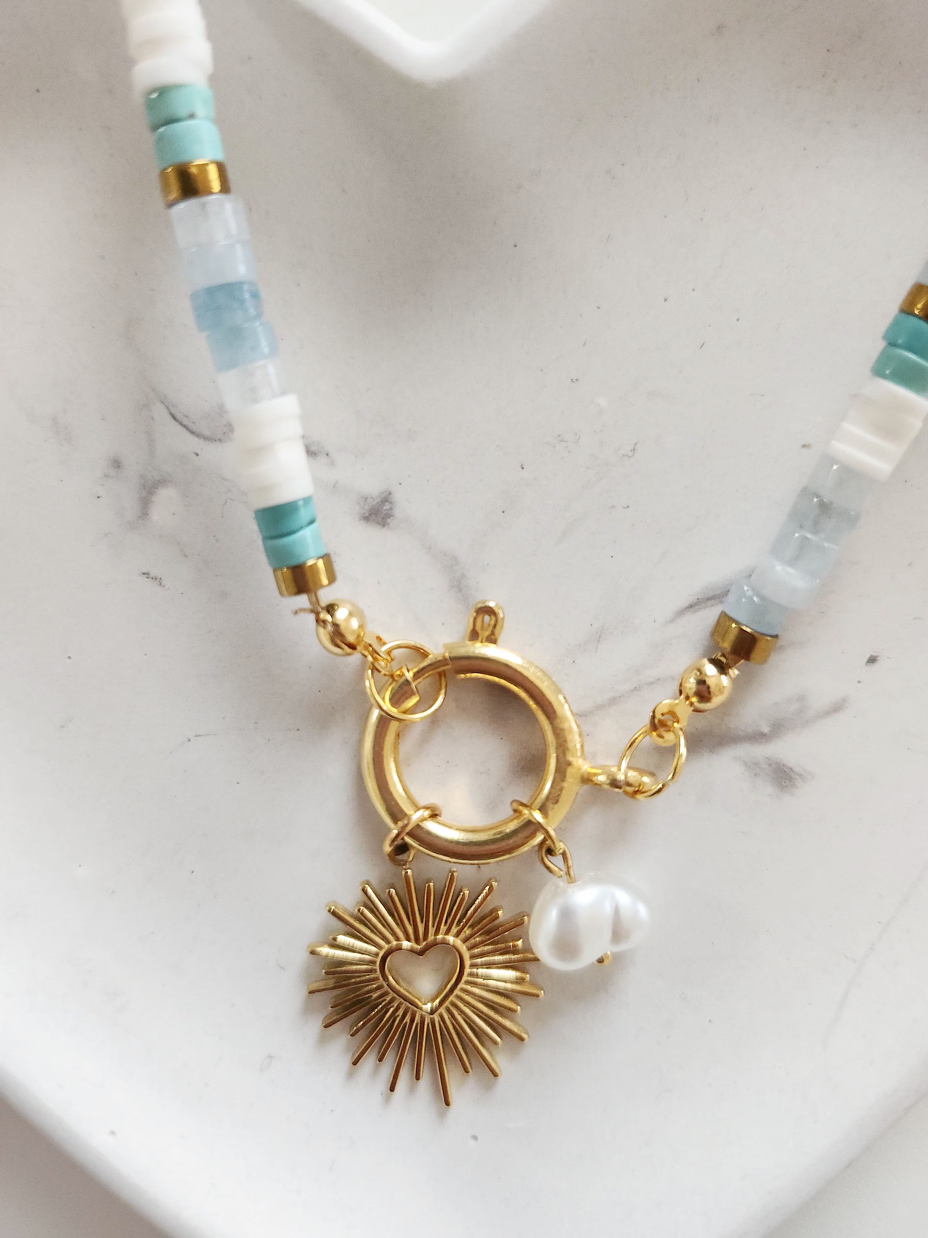 Collier à composer – perles heishi