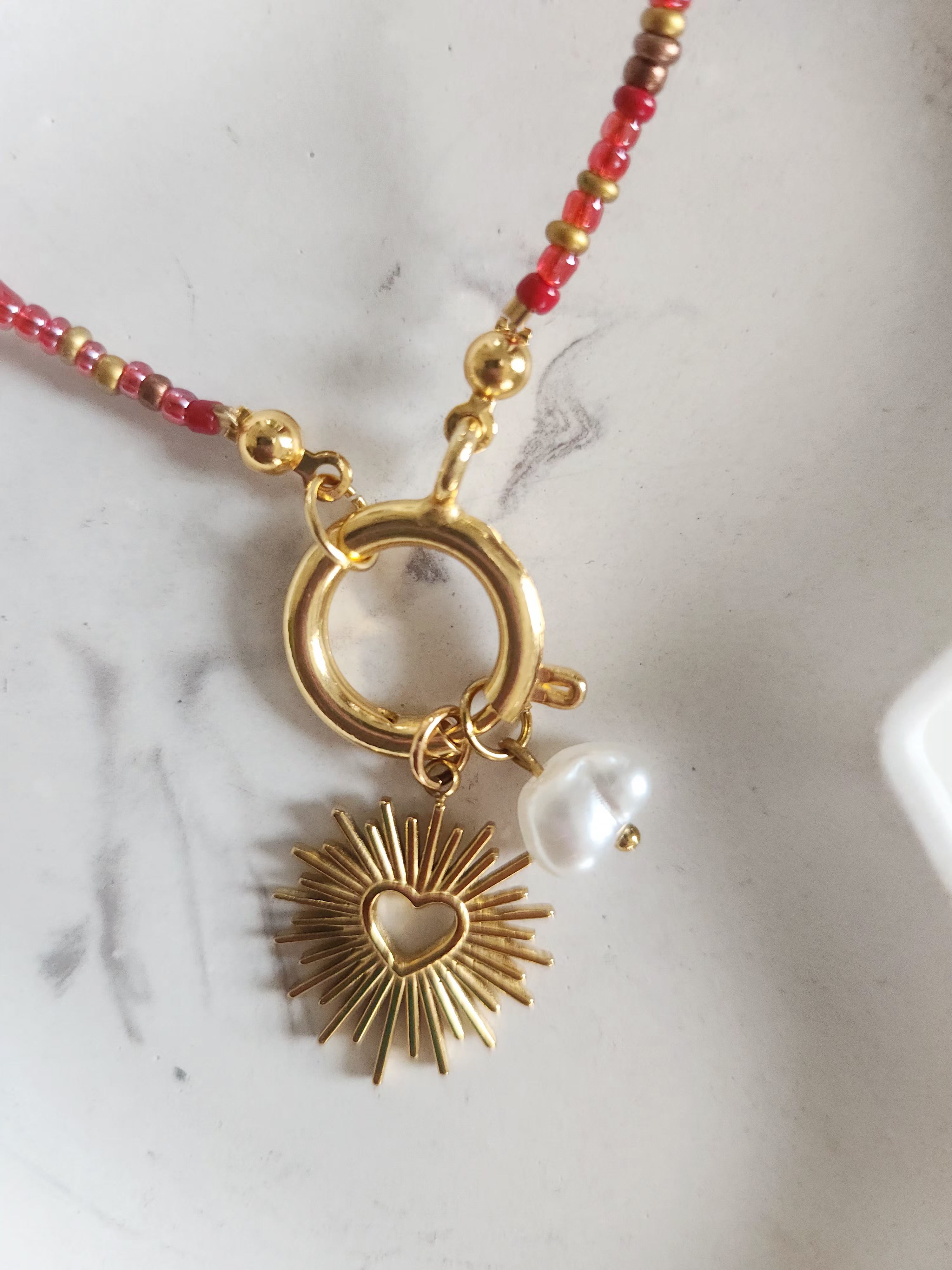 Collier à composer – perles de rocaille