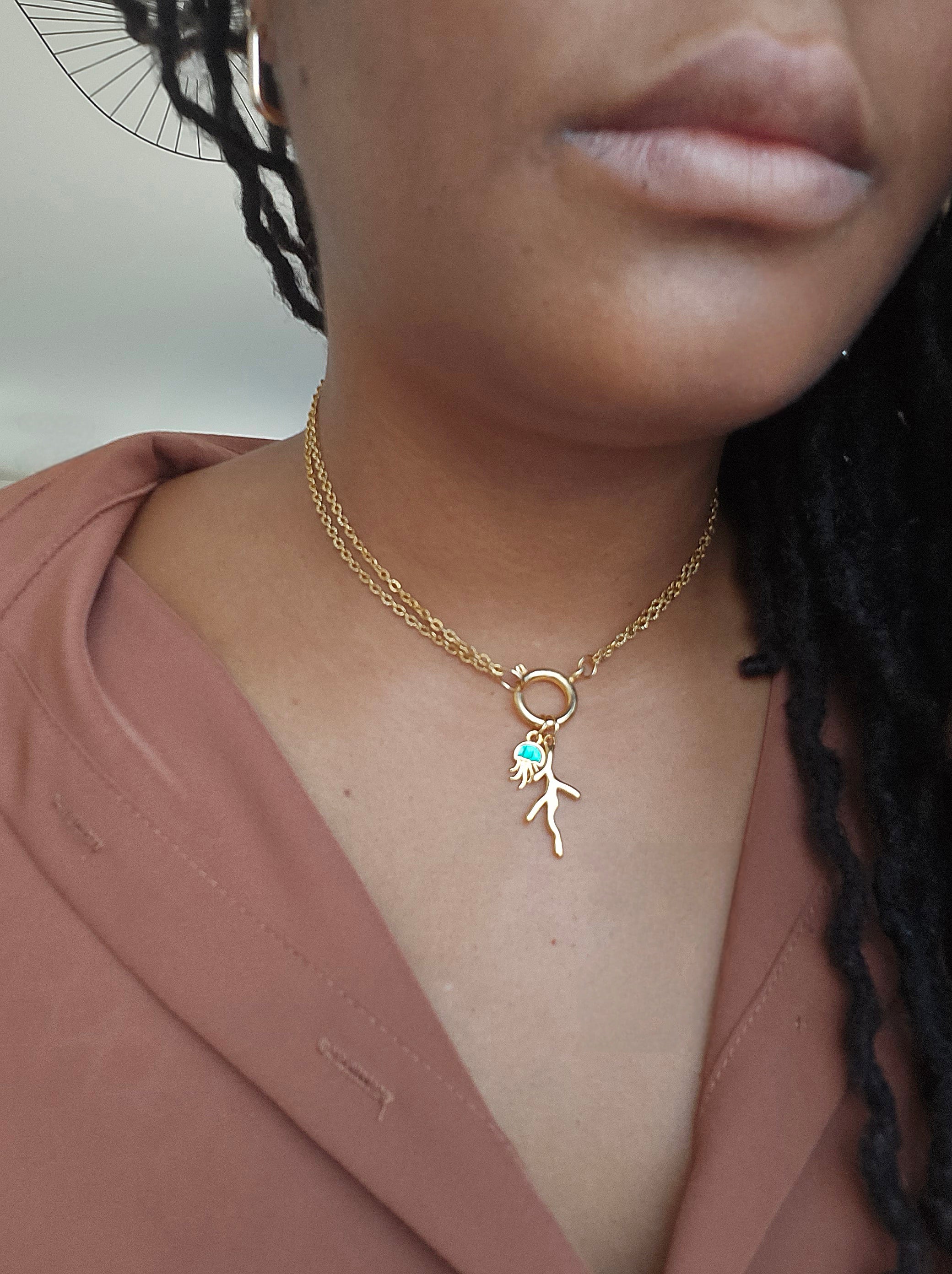 Collier à composer – chaîne maille forçat