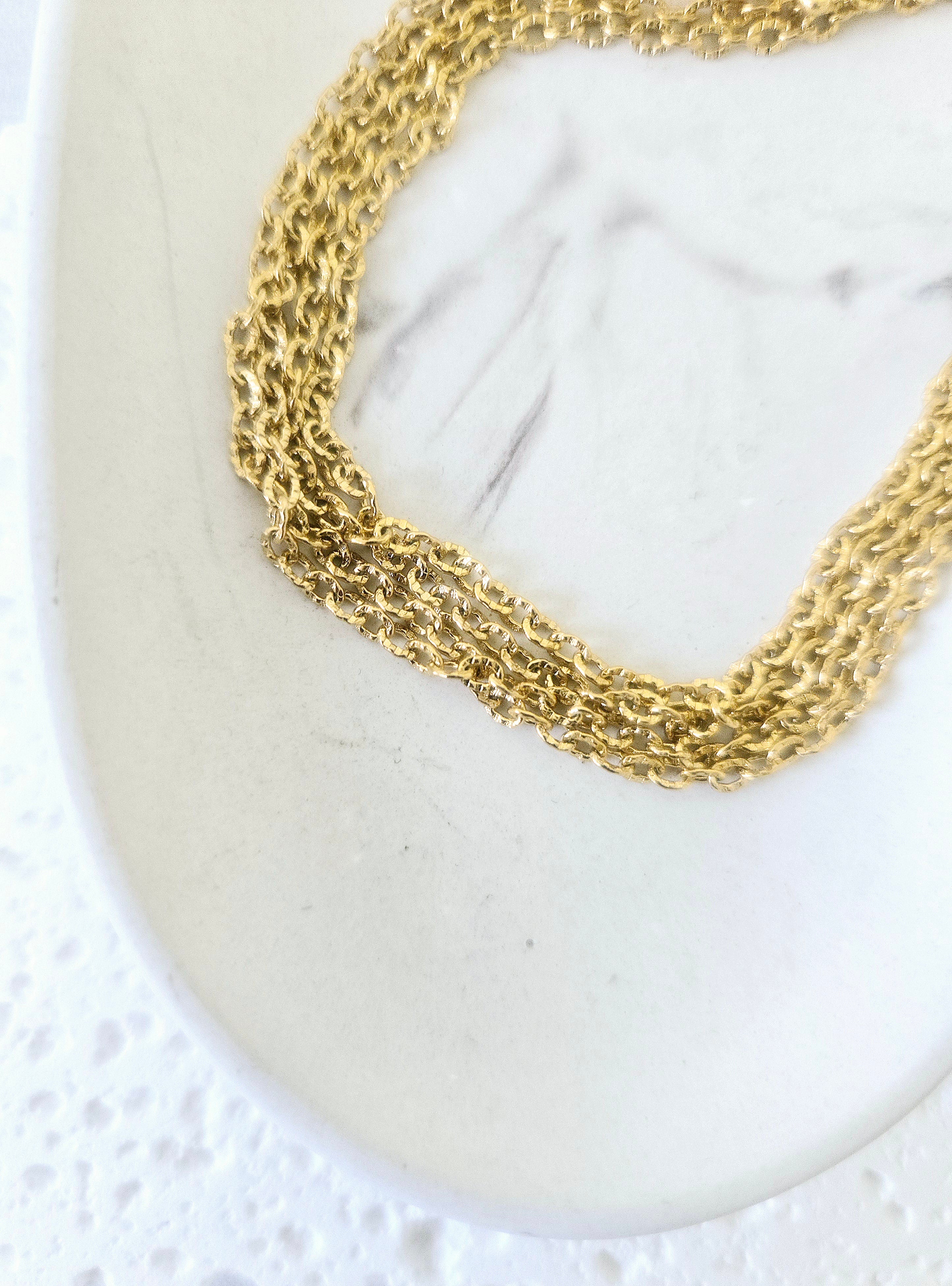 Collier à composer – chaîne maille forçat
