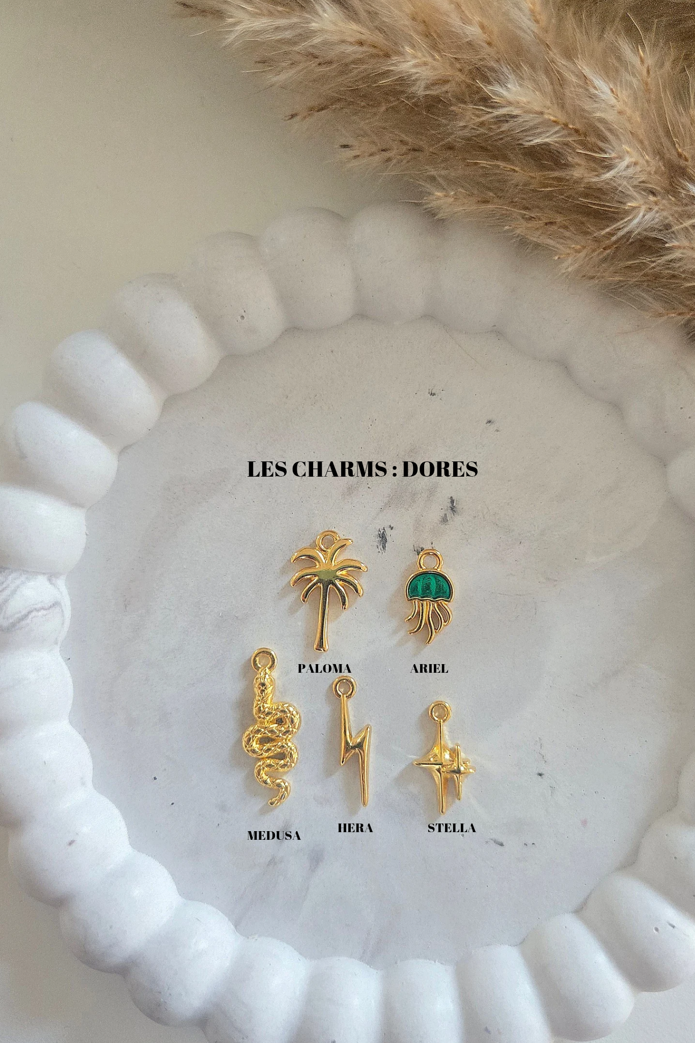 Les charms : Dorés
