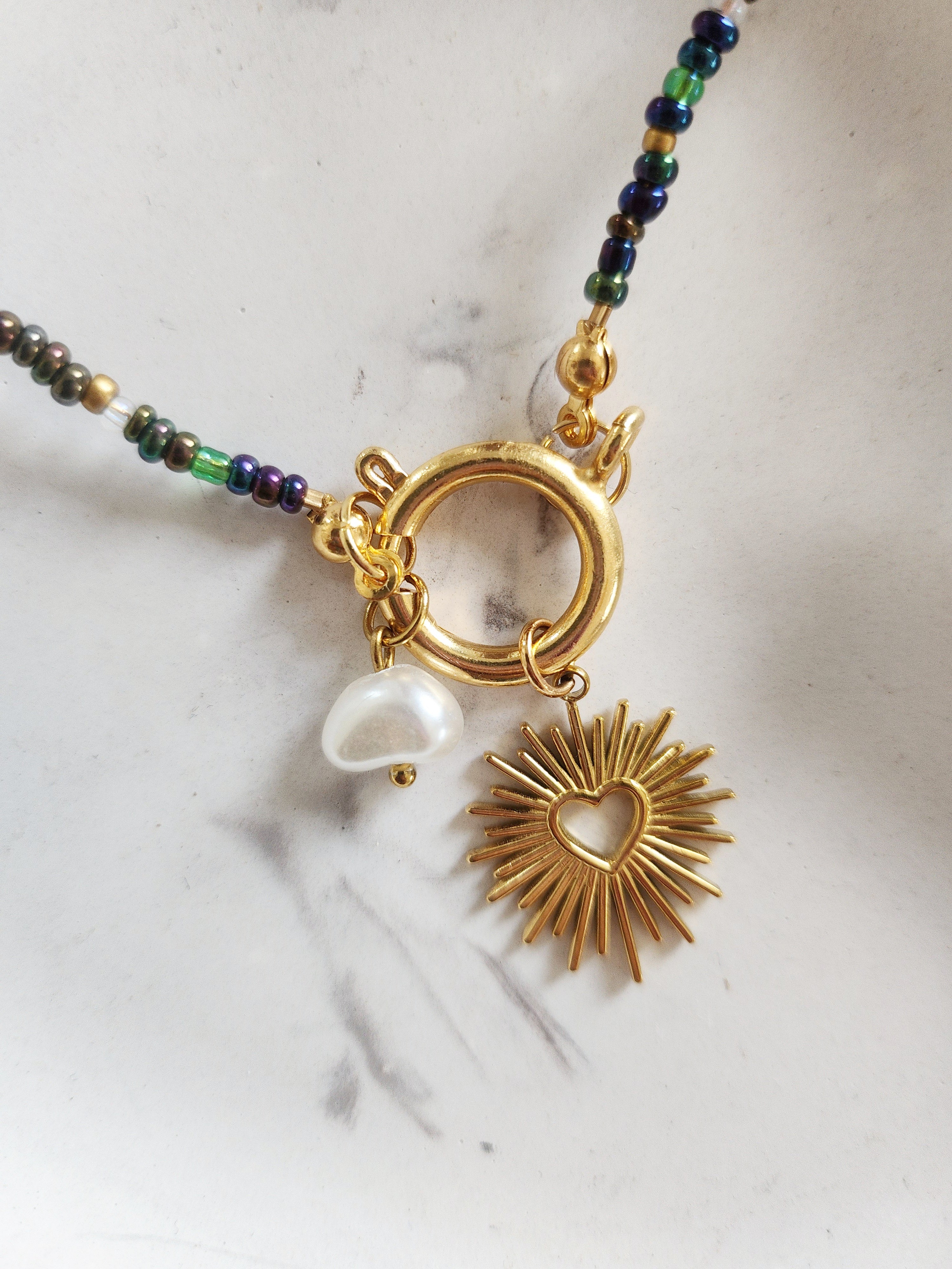 Collier à composer – perles de rocaille